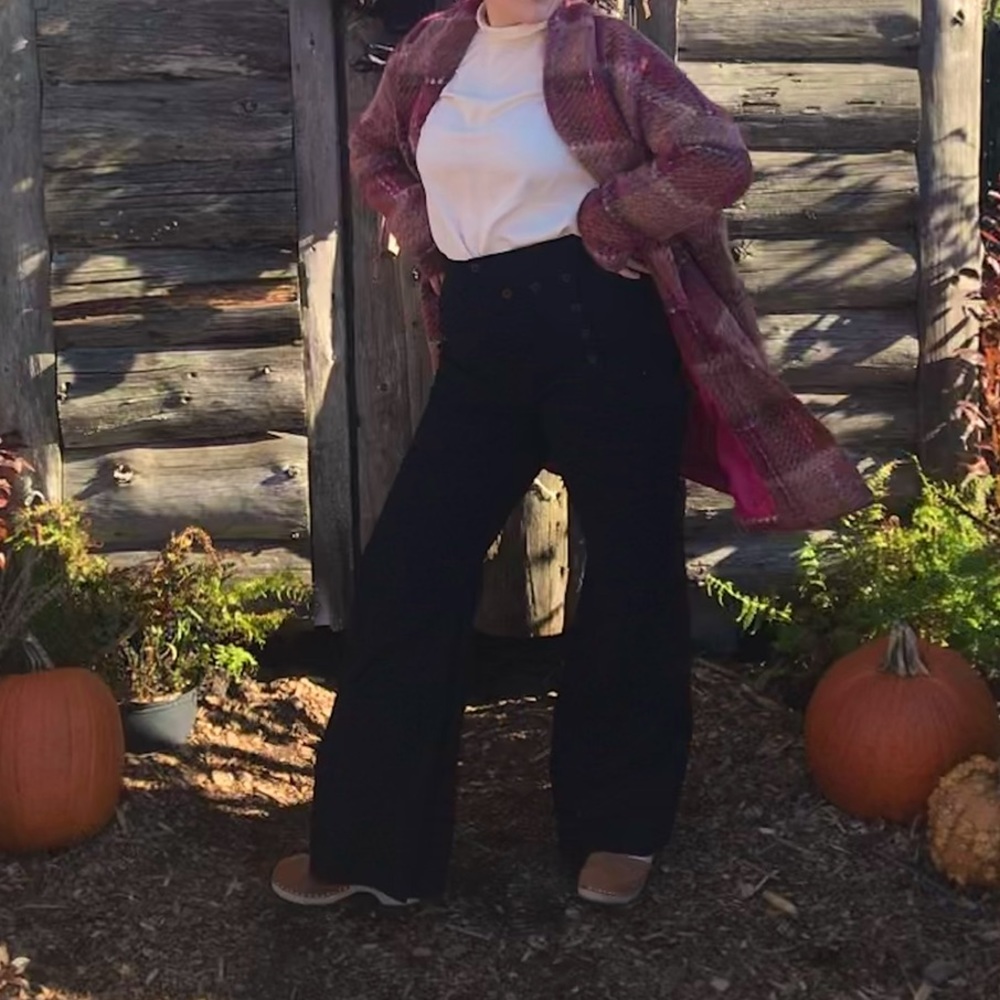 Vintage Wool Sailor’s Fall-Front Trousers